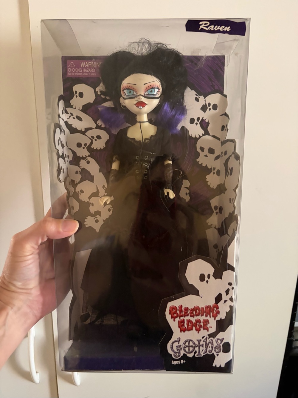 Vintage Collectible Raven Dragonfire from Bleeding Edge Goths Doll
